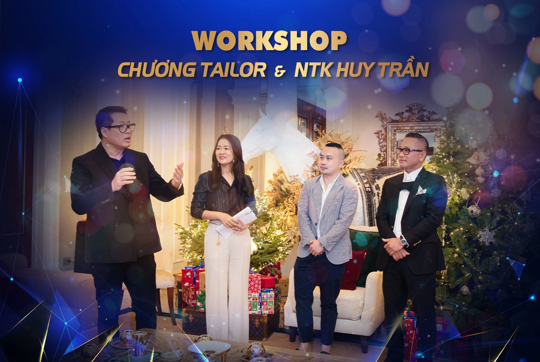 Đặc sắc buổi Workshop may đo cùng Ông Trùm Thời trang Chương Tailor &amp; NTK Huy Trần